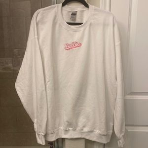 Barbie Embroidered Crewneck Sweatshirt